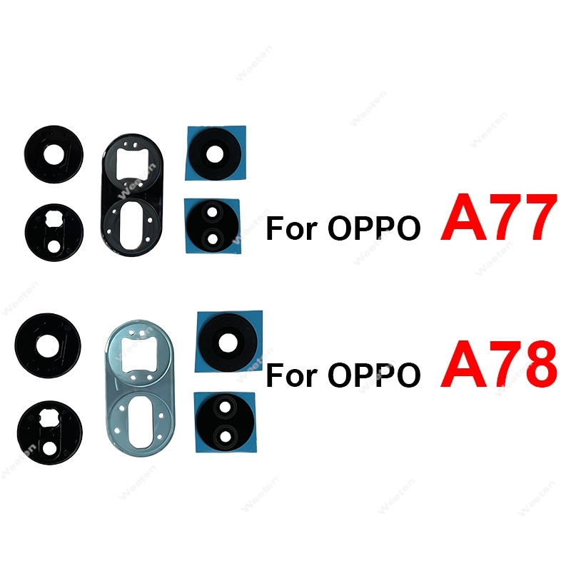Oppo A78 - Telaio per obiettivo in vetro per