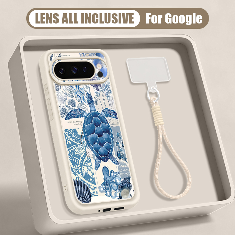 Google Pixel 8A - Custodia per telefono in morbido silicone