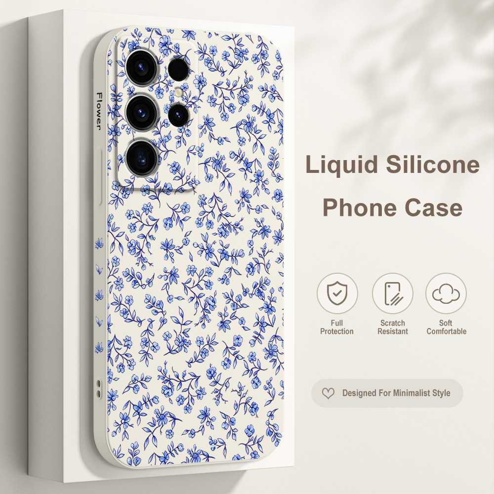 Samsung Galaxy S24 - Custodia per telefono con motivo floreale
