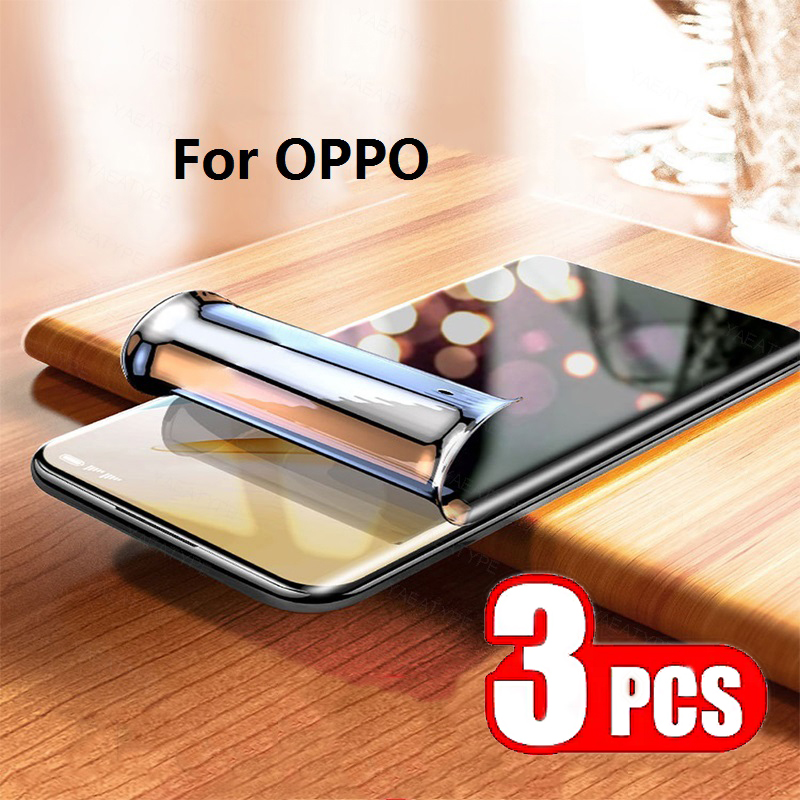 Oppo Reno 12 - 3 Pezzi Pellicola Idrogel Privacy per