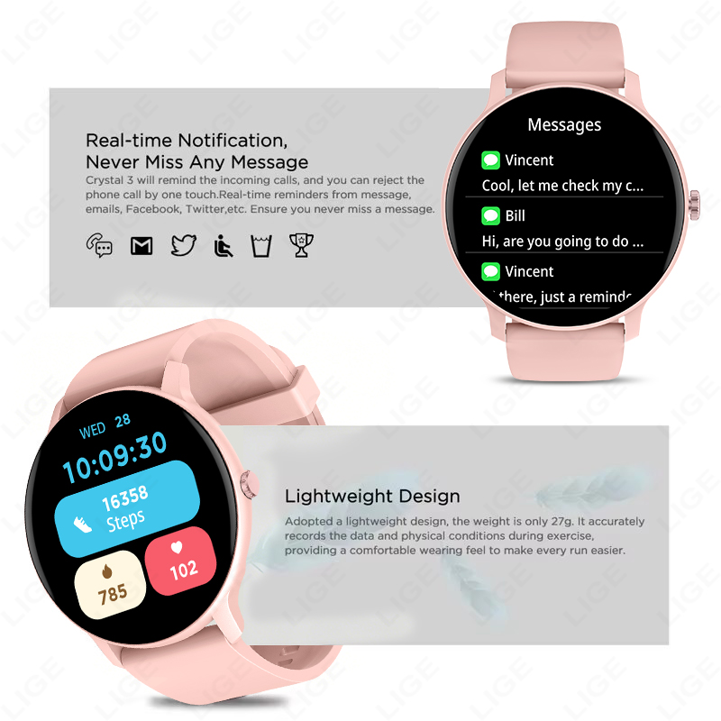 Smartwatch 2026 per Donne, Mon - Breath Rate Monitor recensione e prezzo